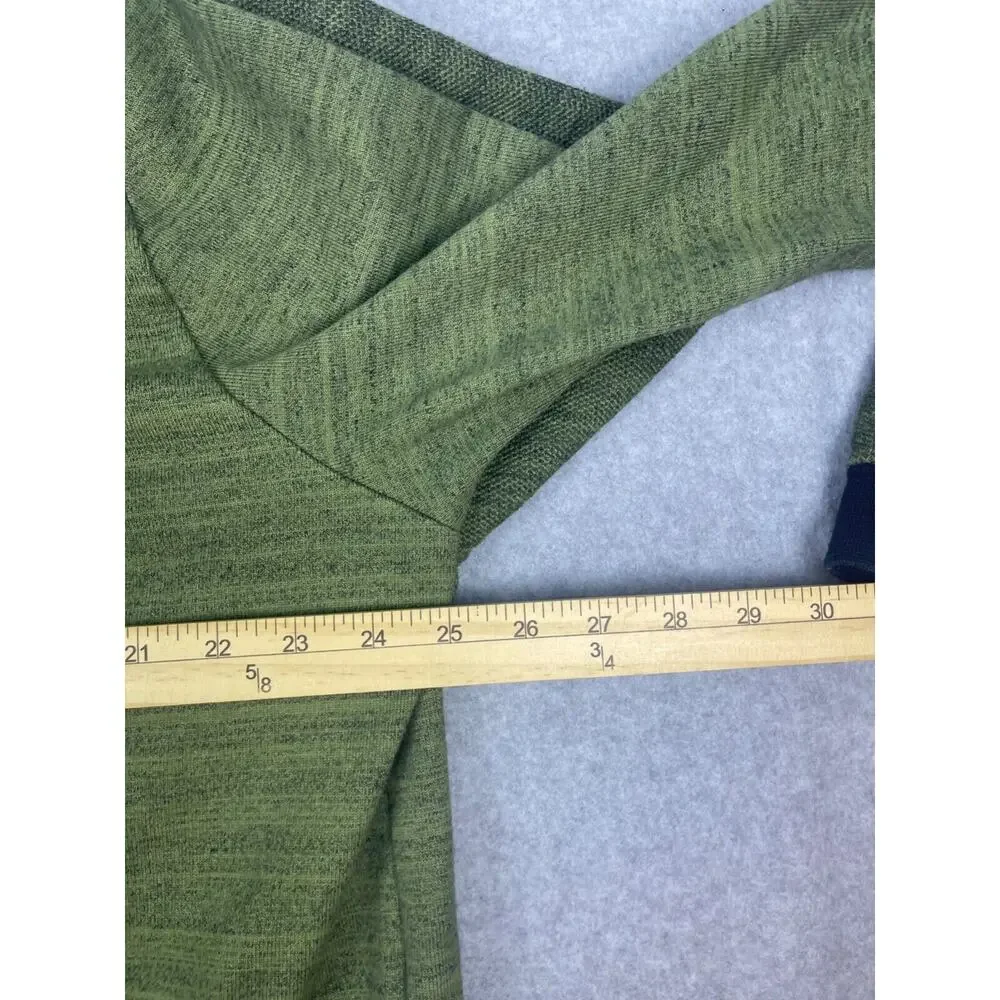 Nike Advance 15 Knit Jacket Men's‎ 2XL Green Full Zip Striped Long Sleeve 837008